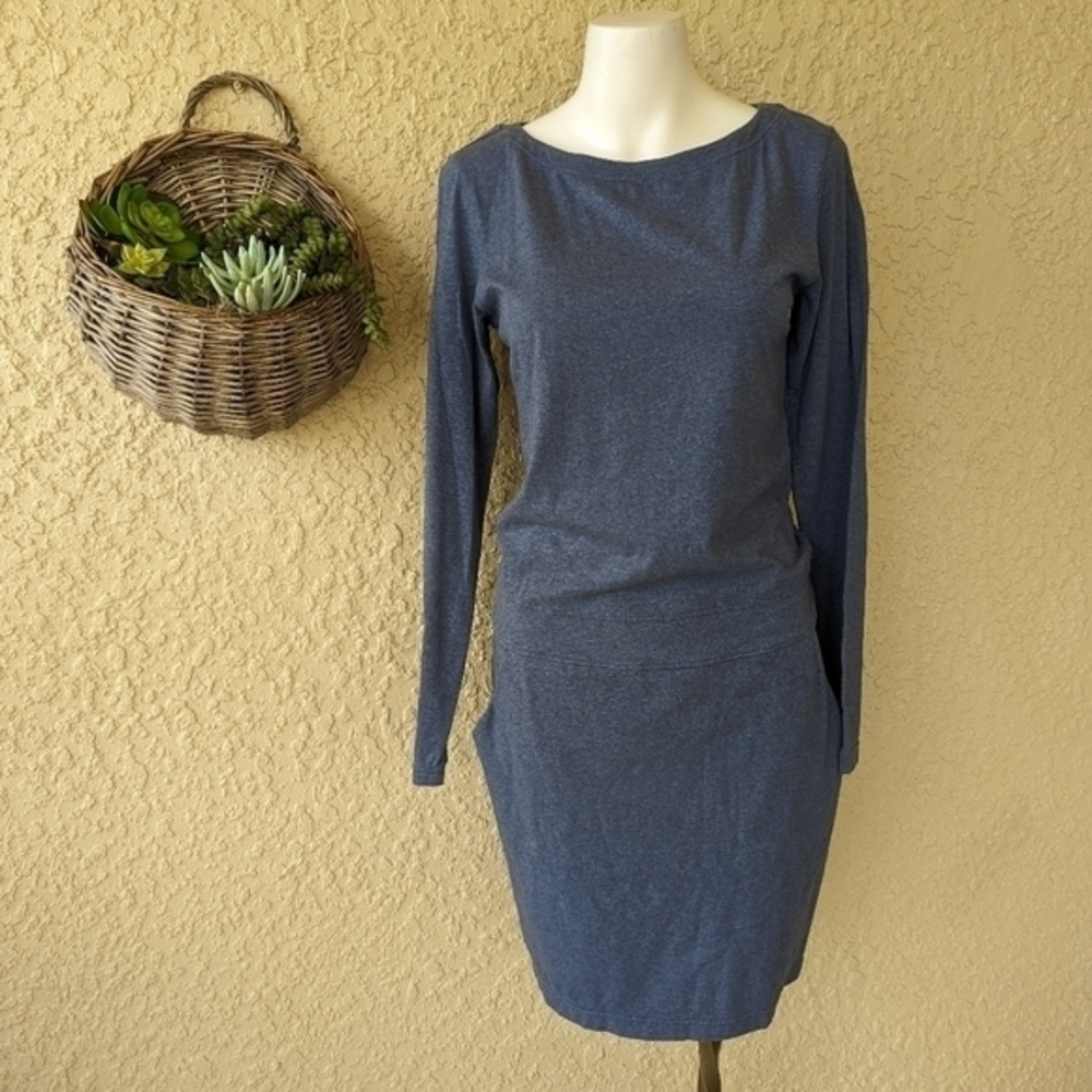 Merrell  Marcy performance‎ long sleeve dress blue size smallp